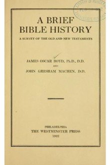 Cover of A Brief Bible History: A Survey of the Old and New Testaments