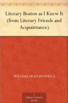 Cover of Literary Boston as I Knew It (from Literary Friends and Acquaintance)