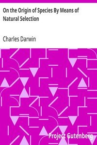 Cover of On the Origin of Species By Means of Natural Selection
